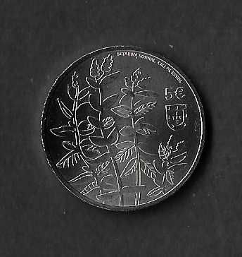 Moeda de coleção de 5 €. Portugal 2023