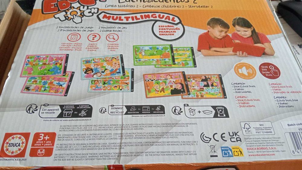 Educa Touch Junior - Conta Histórias 2 Multilingue (Jogo Eletrónico Pedagógico)