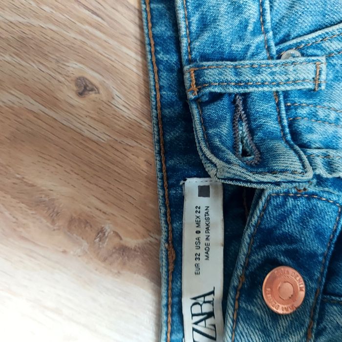 Zara xxs 32 spodenki jeansowe