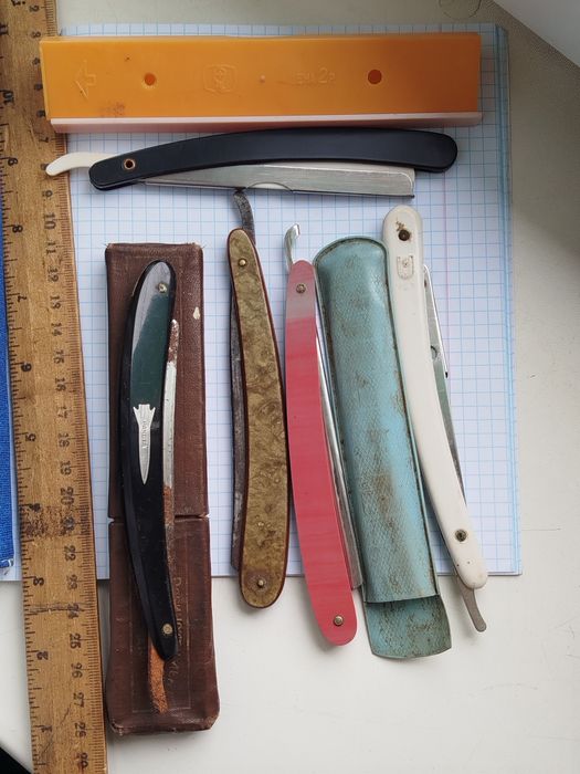 Продам опасные бритвы Старинные цена за все