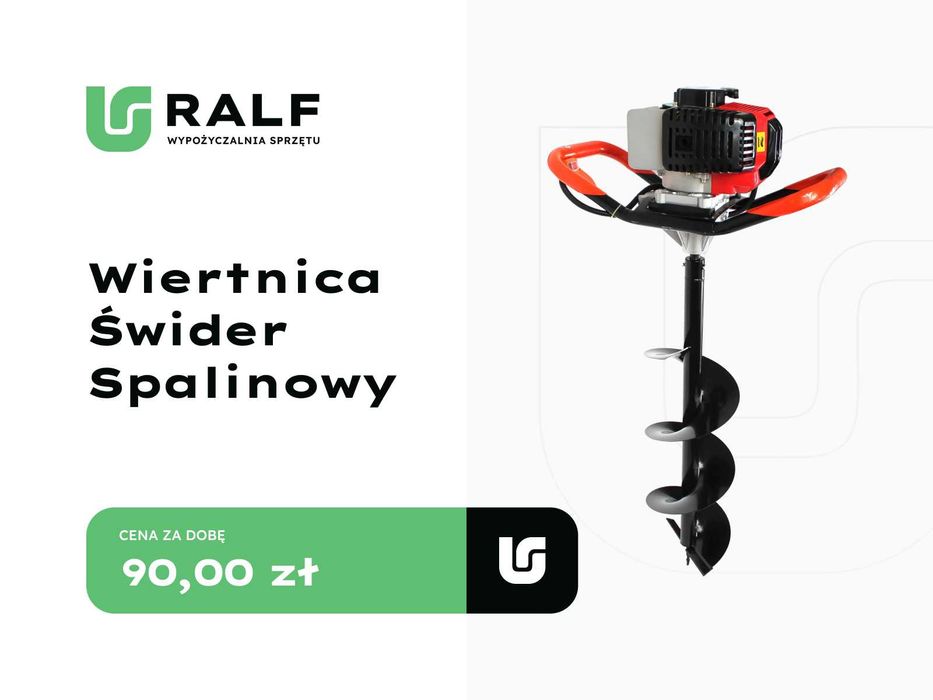 Wynajem - Wypożyczę Wiertnice- Świder spalinowy(80/100/150/200/300 mm)