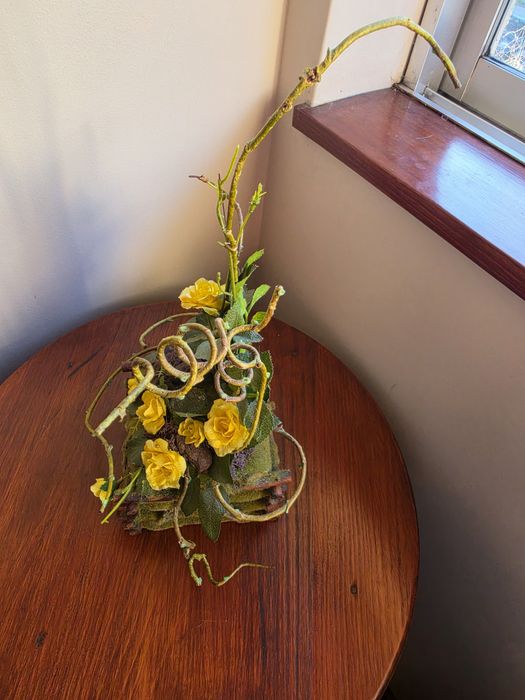 Arranjo floral pra vela