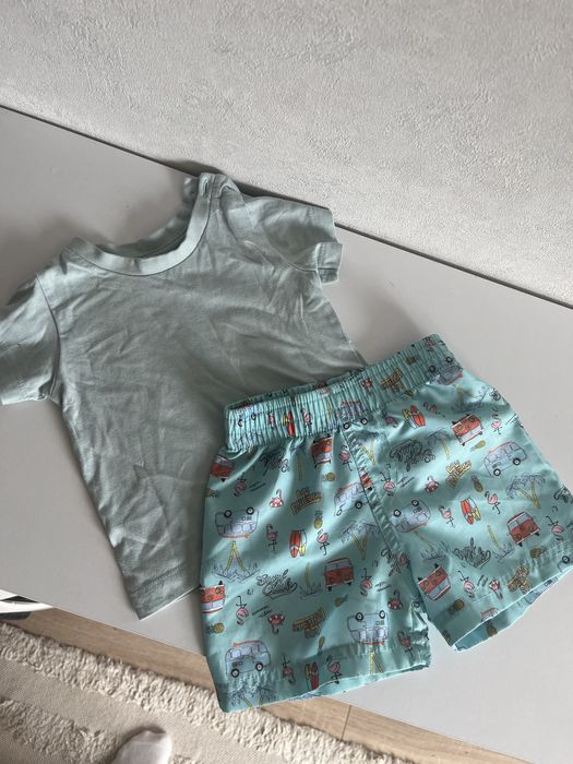 Набір одягу для хлопчика 3-6міс, шорти для хлопчика 62-68см, zara,next
