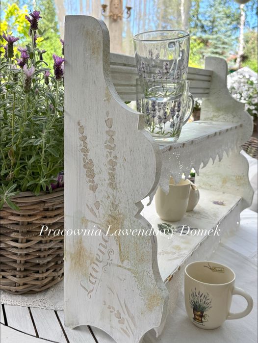 Półka Shabby chic lavender