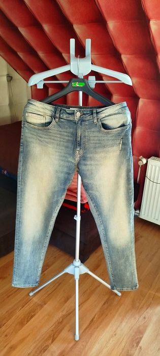 Spodnie Jeansy Nowe klasyczne męskie pas 88-90 dł.101 cm