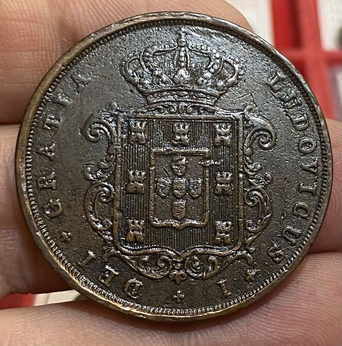 Moeda  535 - XX Reis D LUIS I - 1870