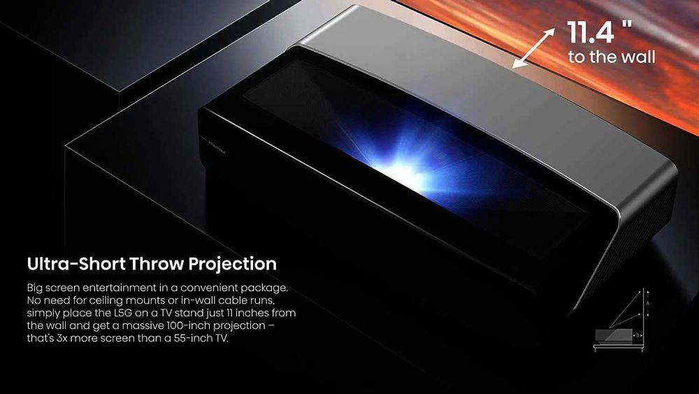 Hisense Laser TV 4K UHD Ultra Short Throw - L5 Series
