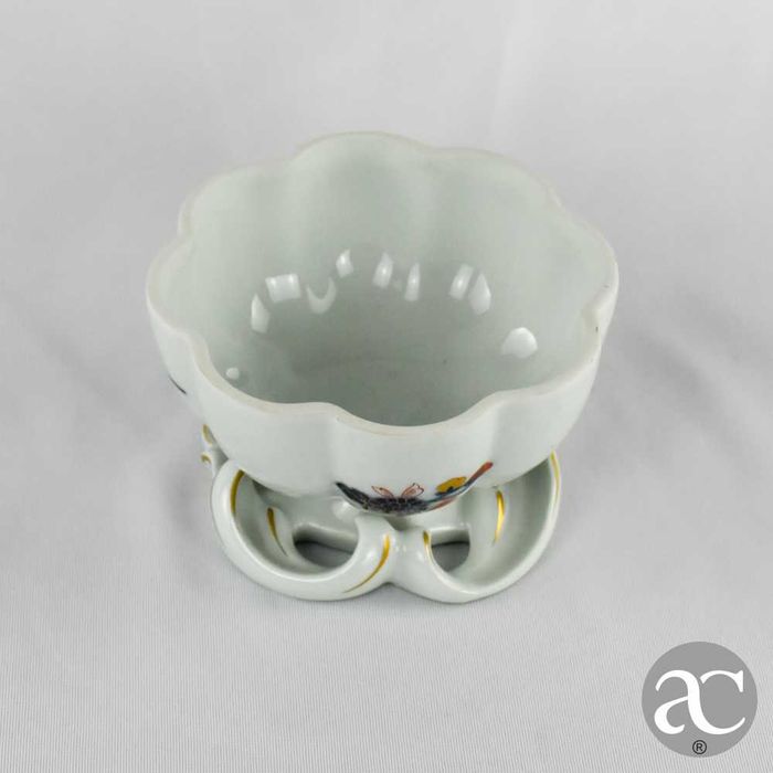 Caixa em forma de abóbora, Porcelana Vista Alegre, decoração Imari