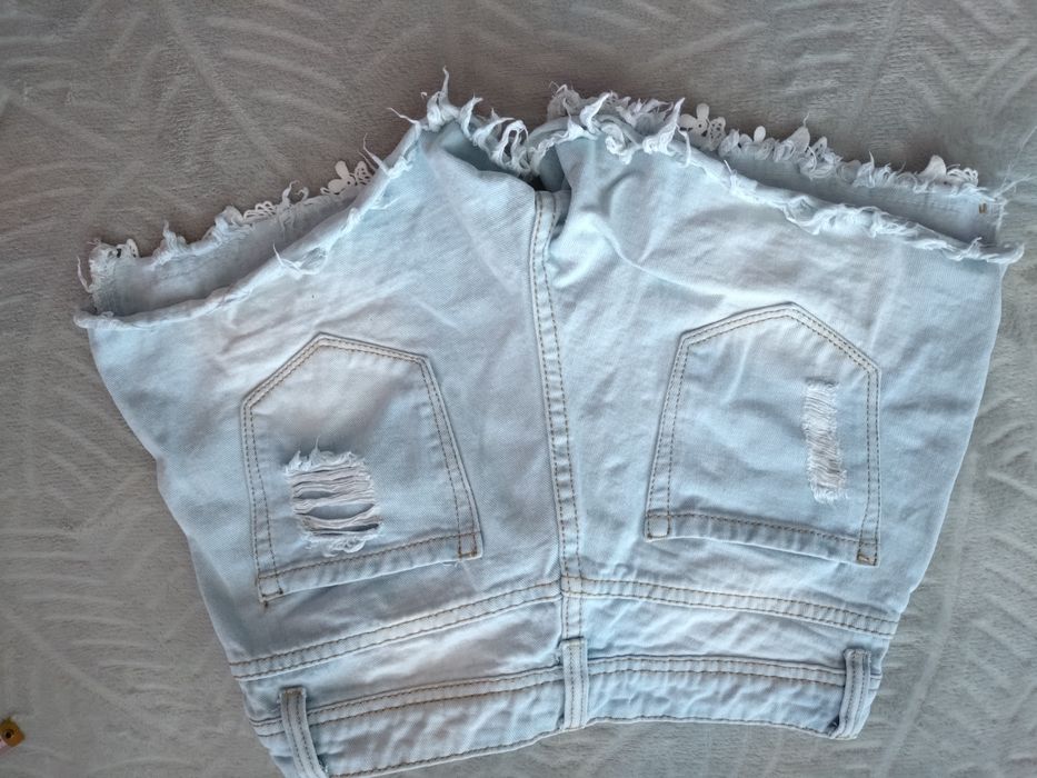 Jeansowe damskie szorty S