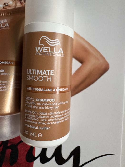 Wella ultimate smooth zestaw mini maska szampon