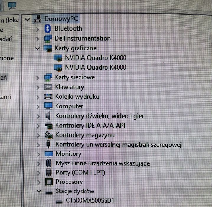 Stacja graficzna Serwer Dell T7610 2xE5-2637/ 64GB RAM 500GB K4000 SLI