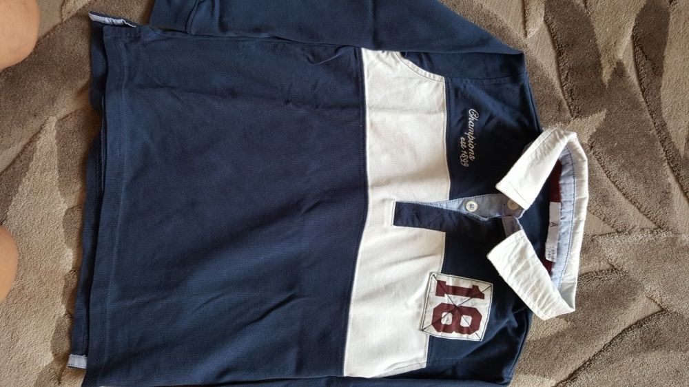 Koszulka bluza polo na 122- 128 cm