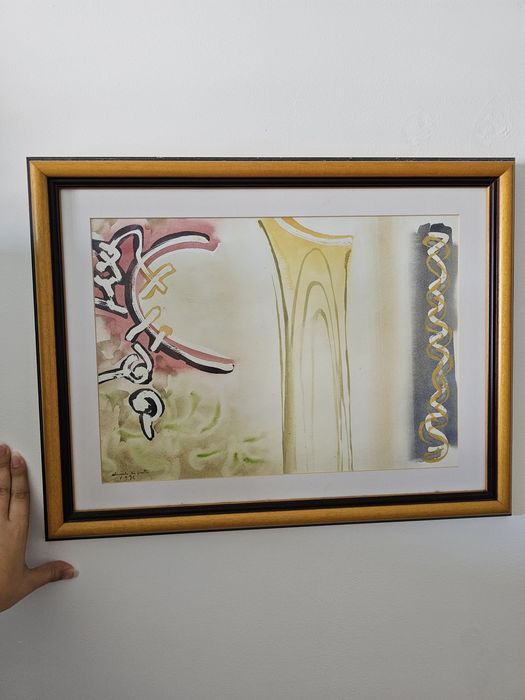Quadro pintado à mão