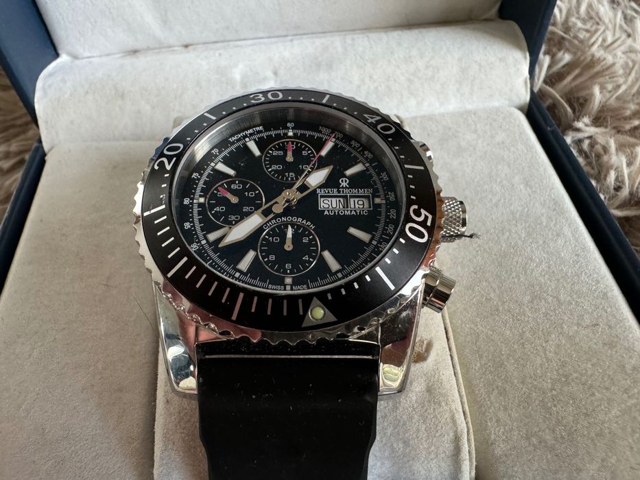 Zegarek męski Revue Thommen Diver Chrono super stan