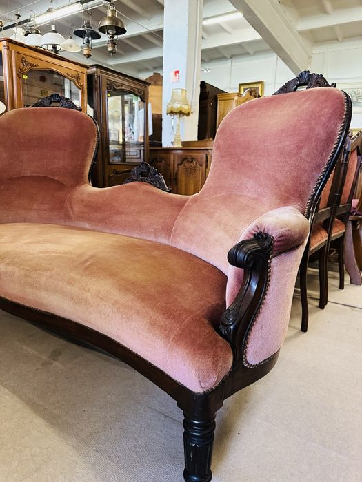 Konwersacyjna sofa w stylu wiktoriańskim :) ŚLICZNY ANTYK :)