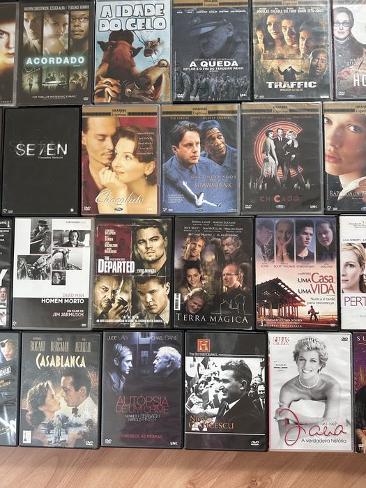 46 filmes +2 documentários + várias séries + 1 concerto