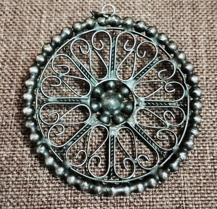 Подвеска, кулон серебро 875 проба