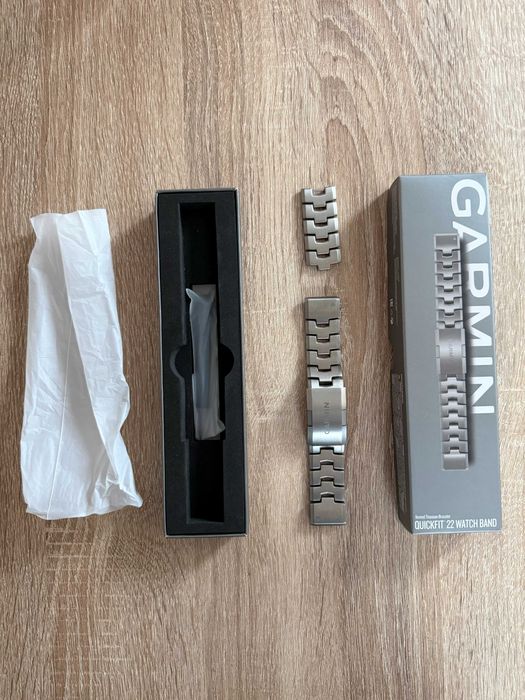 Bransoleta Garmin QuickFit 22 | ORYGINALNA | TYTANOWA | JAK NOWA | DO FENIX