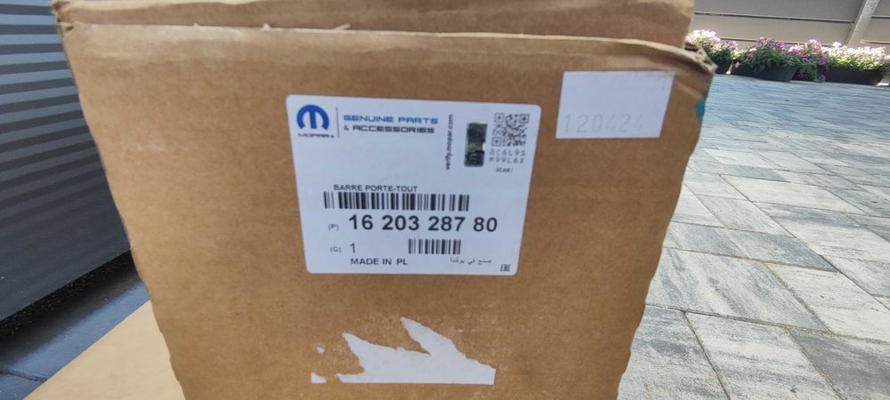 Belki Belka Dachowa relingi Berlingo Doblo Partner Combo komplet 3 szt