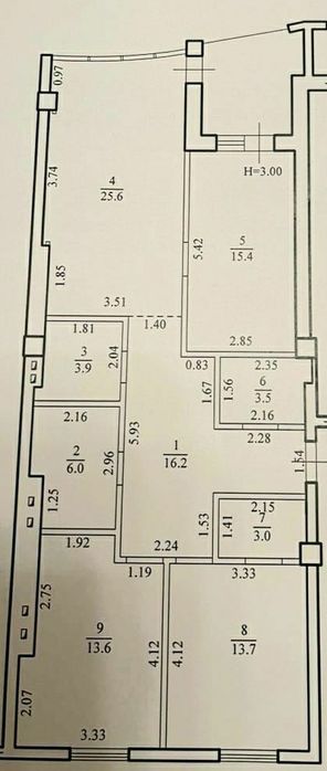 3-кімнатна квартира за адресою вул. Макаренка (площа 108 м²) - Atlanta.ua - фото 10