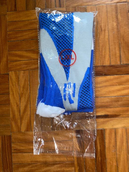 Meias Esportivas de Compressão azul