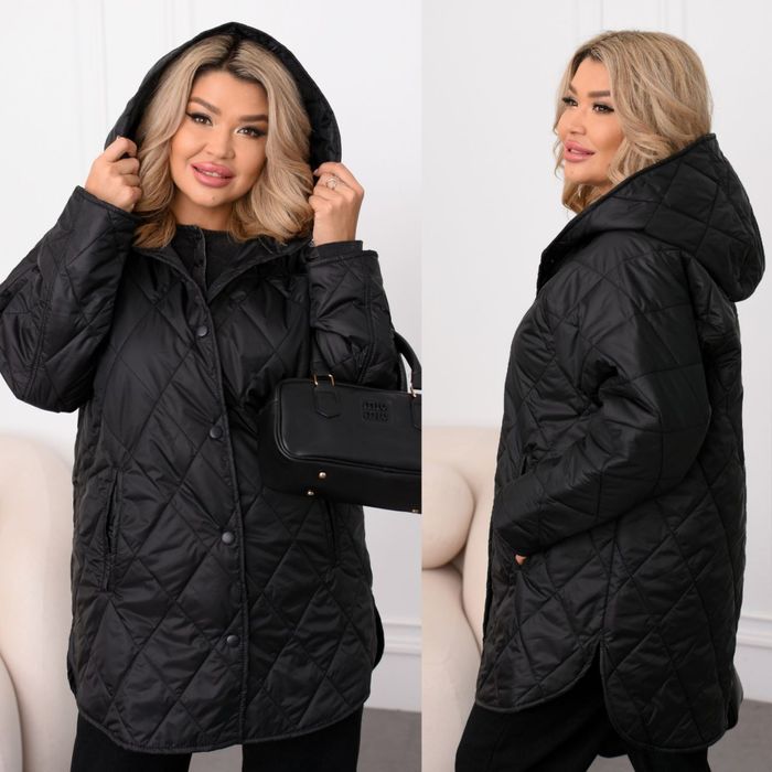 Стильна стьогана курточка 48-62