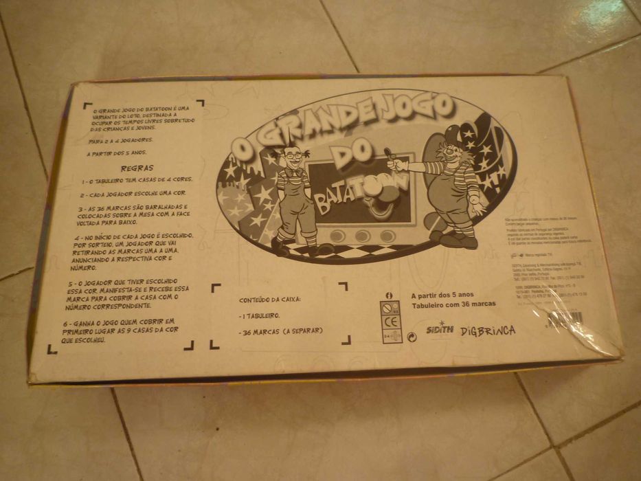 O Grande Jogo do BATATOON, fabricado em Portugal Digbrinca