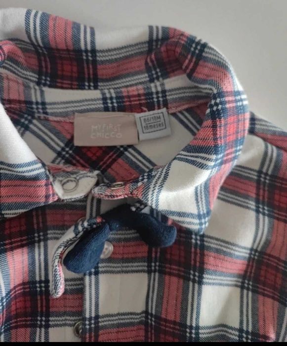 Camisa xadrez da Chicco criança