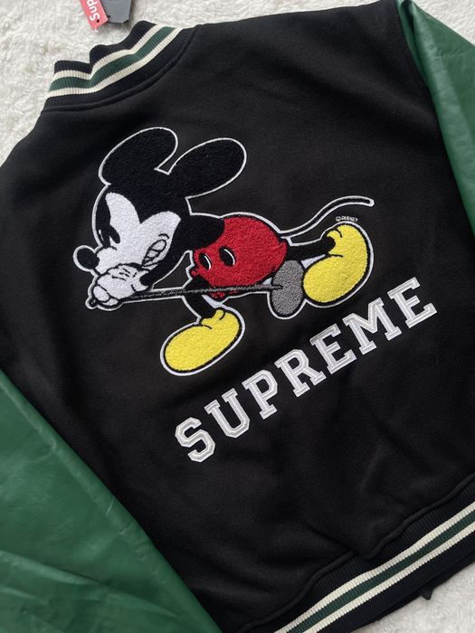 Kurtka Bomberka Supreme Number (N)ine Mickey Mouse Varsity Jacket