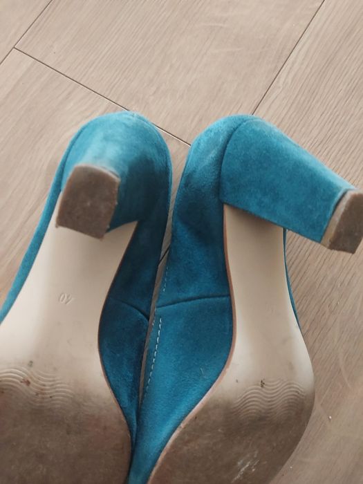 Buty damskie zamszowe