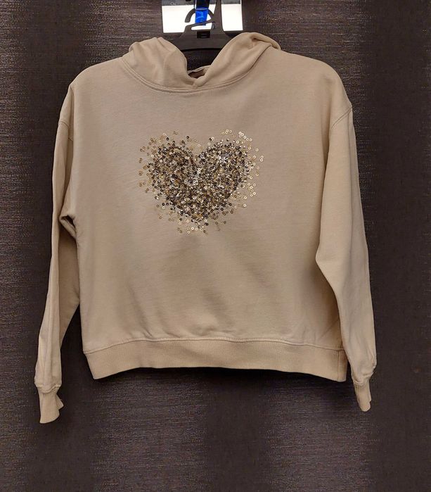 Bluza z cekinami r.128/134