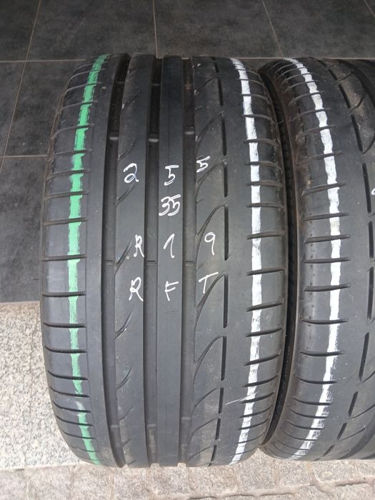 2 pneus 255 35 r19 RFT Bridgestone