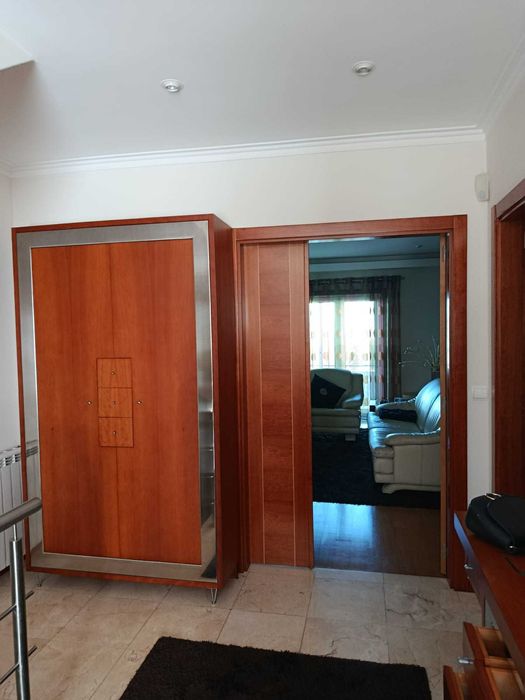 Movel Multifuncional Madeira e Inox Polido