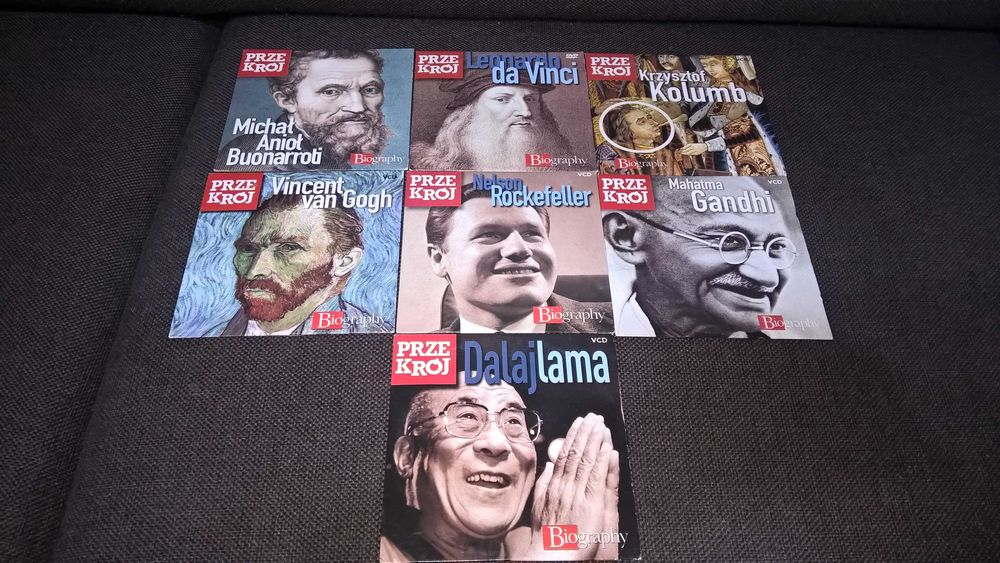 7 płyt VCD Biography Przekrój