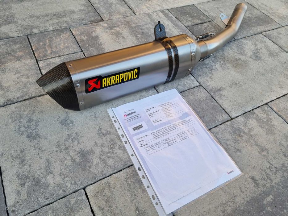 Kawasaki Z750 Z 750 R 2007 do 2013 Tłumik Wydech Akrapovic