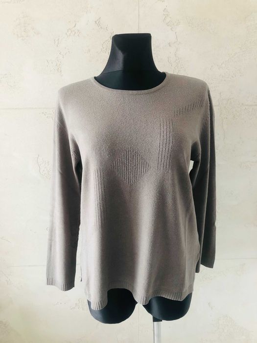 Sweter tunika bluzka damska szara XL 42