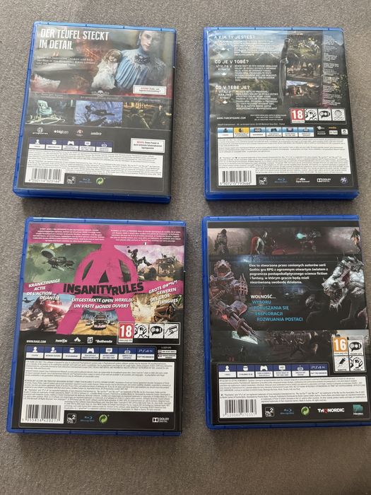 Zestaw gier na konsolę ps4