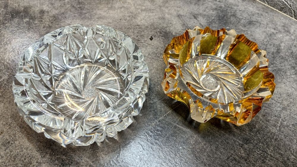 Popielnica, kryształ, popielniczka