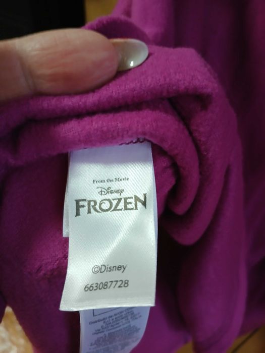 Накидка плащ фліс frozen avon 2-4 р. 98-104