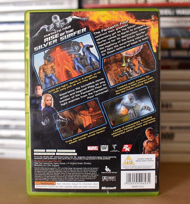 X360 # Fantastic Four Rise Of The Silver Surfer