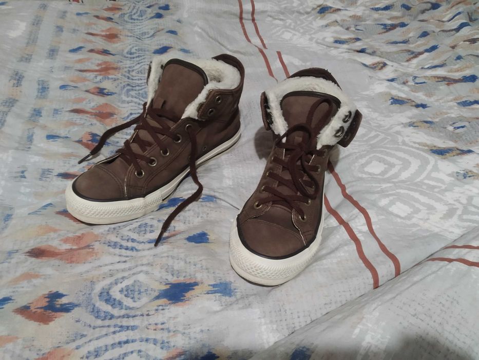 Шкіряні кеди Converse