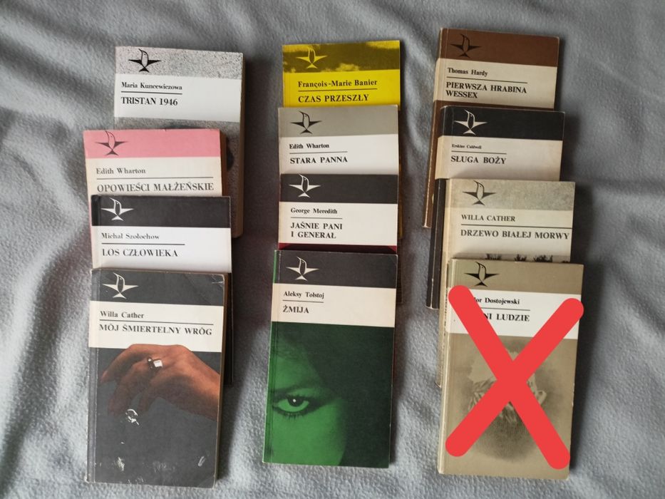 Seria z Kolibrem 11 książek m in. Tołstoj, Kuncewiczowa