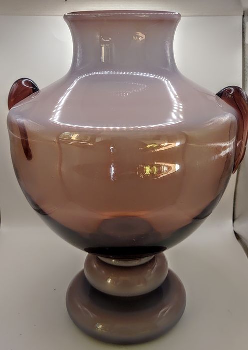 Amfora ze szkła prl