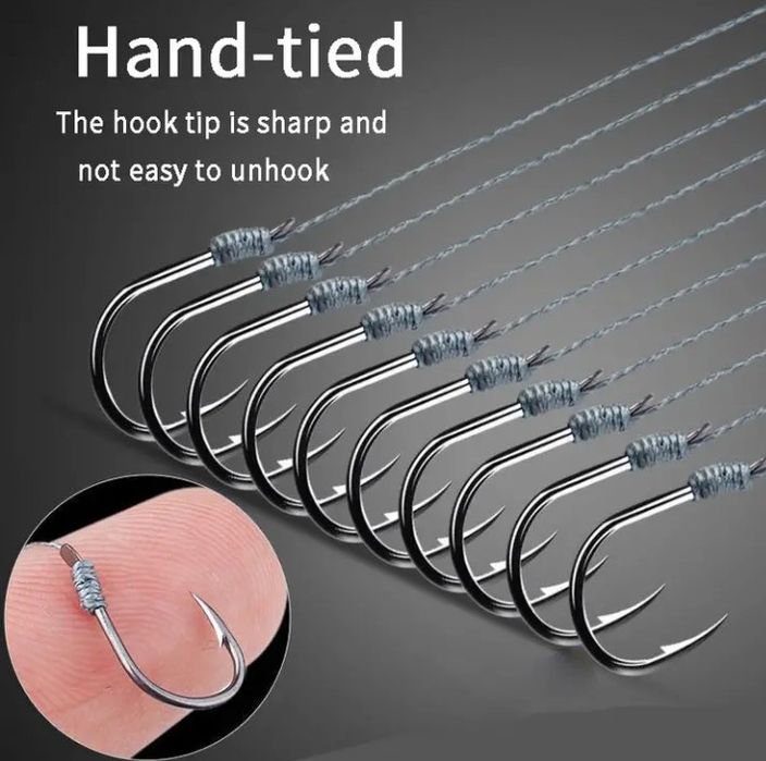 Anzóis de pesca em aço