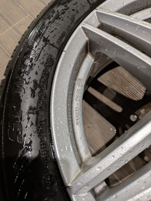 Jantes 17'' c/ Pneu Dunlop Inverno (Compatível Mercedes W204)