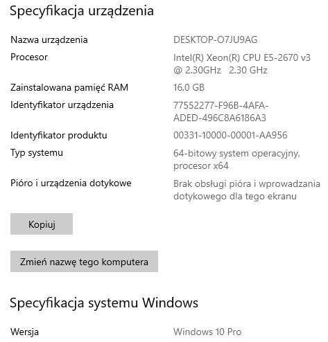 Komputer PC, stacjonarka