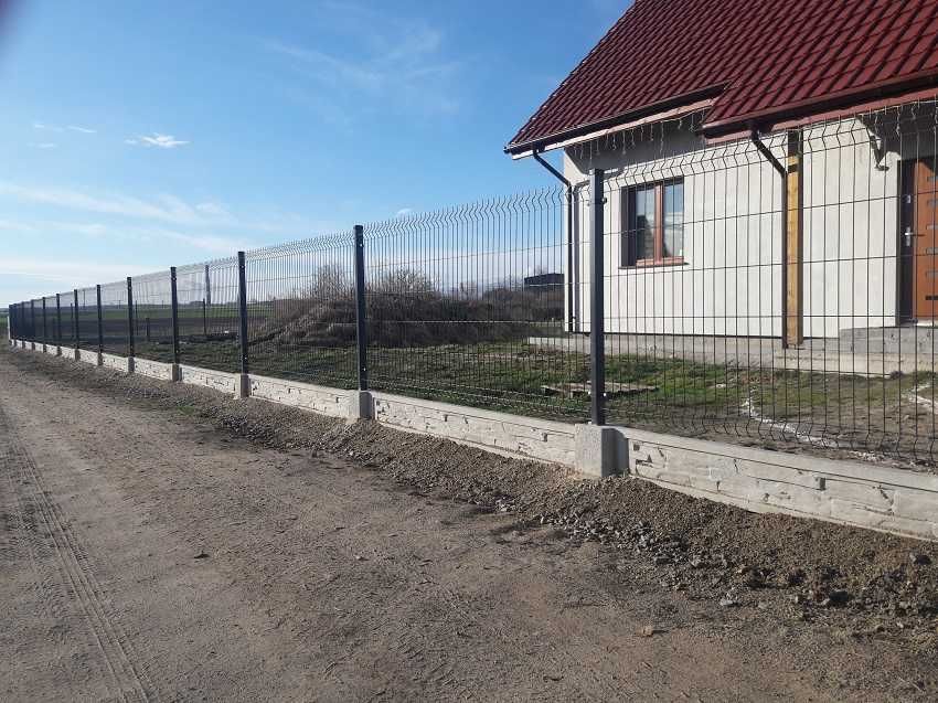 Ogrodzenia betonowe, ogrodzenia panelowe, podmurówka betonowa