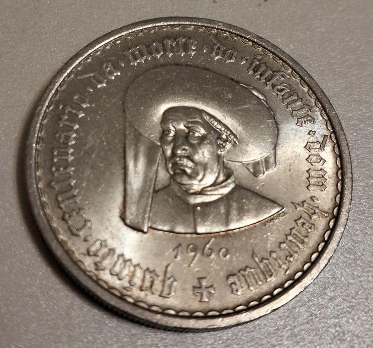 Moeda de 20 escudos de prata