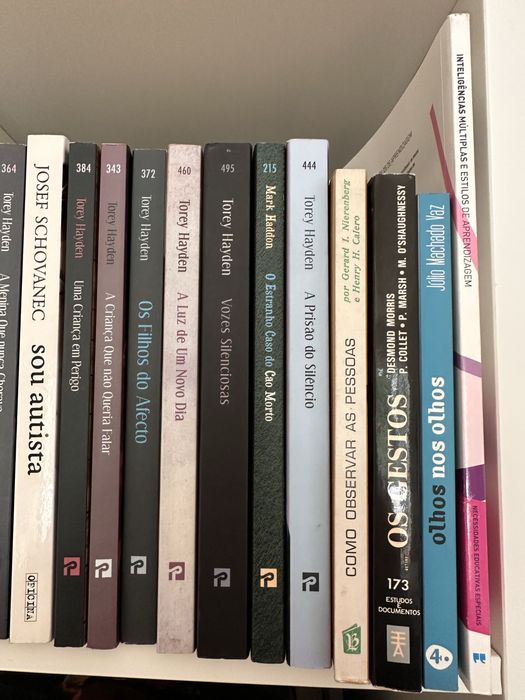 Livros sobre autismo, necessidades especiais, psicologas