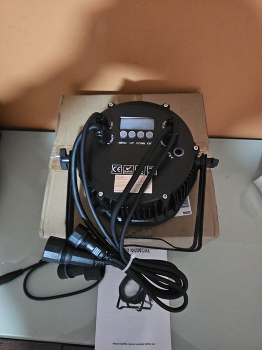 Luz de palco, 100W, controle DMX, fonte de luz RGB, à prova d'água, ZQ